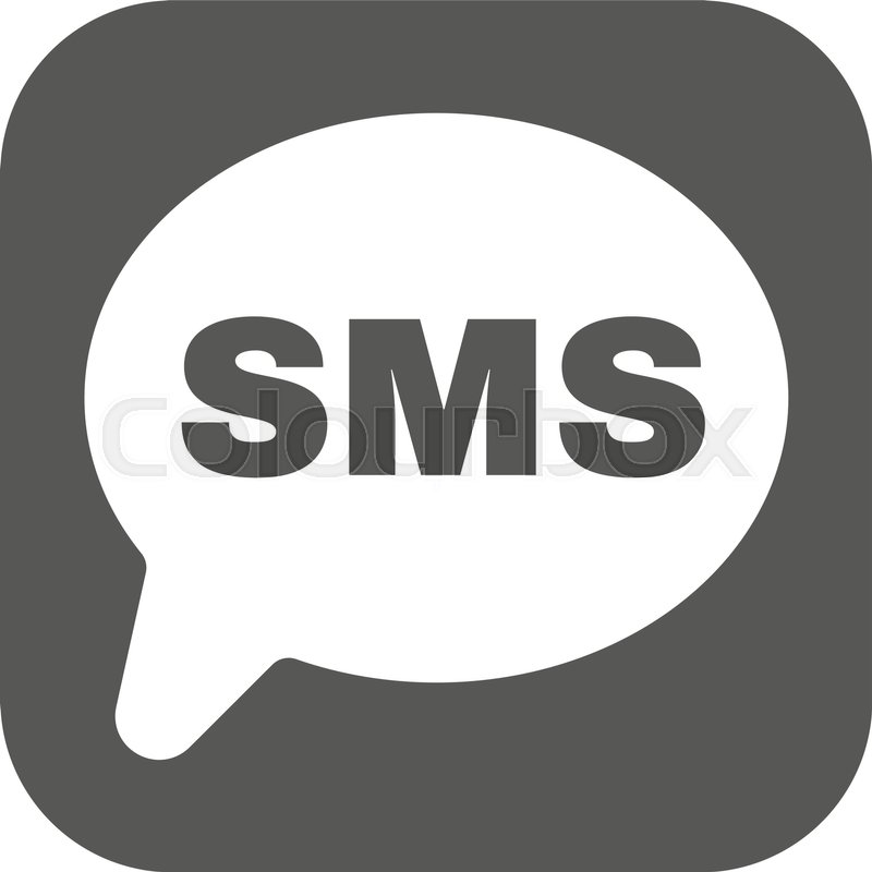 800x800 The Sms Icon Text Message Symbol Stock Vector Colourbox