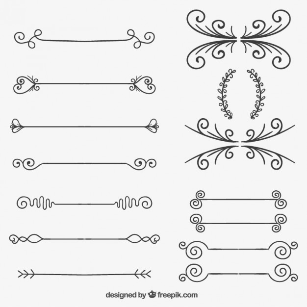 626x626 Sketchy Ornaments Vector Free Download