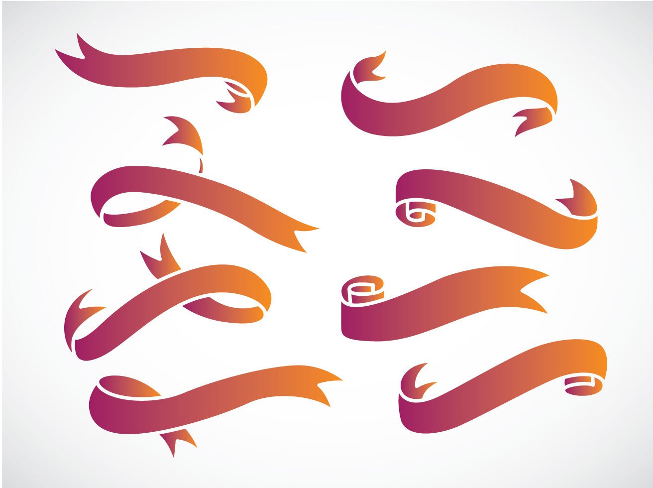Ribbon Vector Sets Vector Art Graphics 1312x980 Ribbon Vector Sets Vector Art Graphics