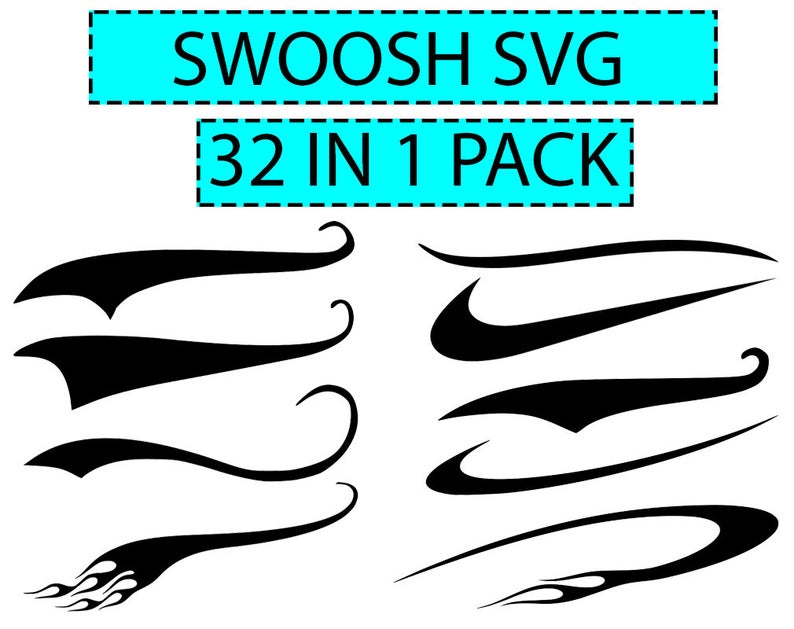 Text Tails Clipart, Swoosh Graphic by RedCreations · Creative Fabrica