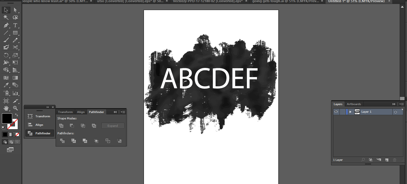 Cutting Text Through A Background Vector In Illustrator Problem 1332x604 Cutting Text Through A Background Vector In Illustrator Problem