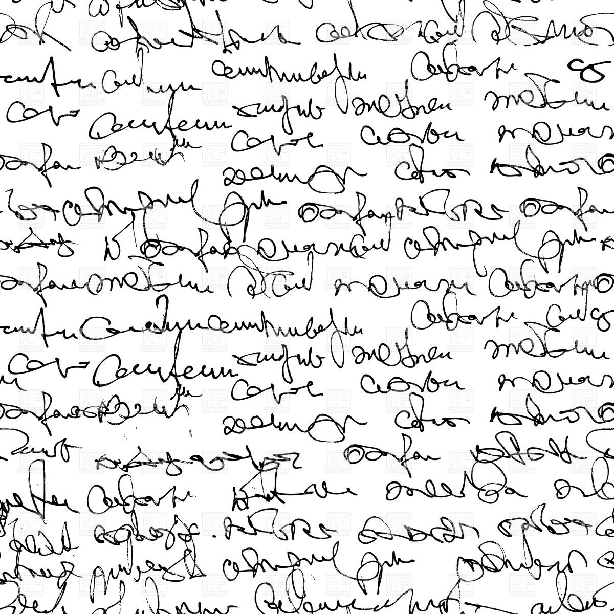 1200x1200 Abstract Handwritten Text Vector Image Of Backgrounds, Textures