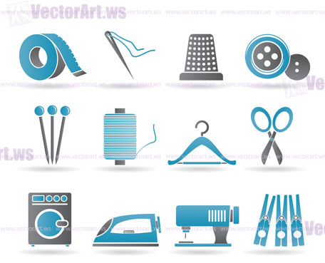 456x369 Textile Objects And Industry Icons