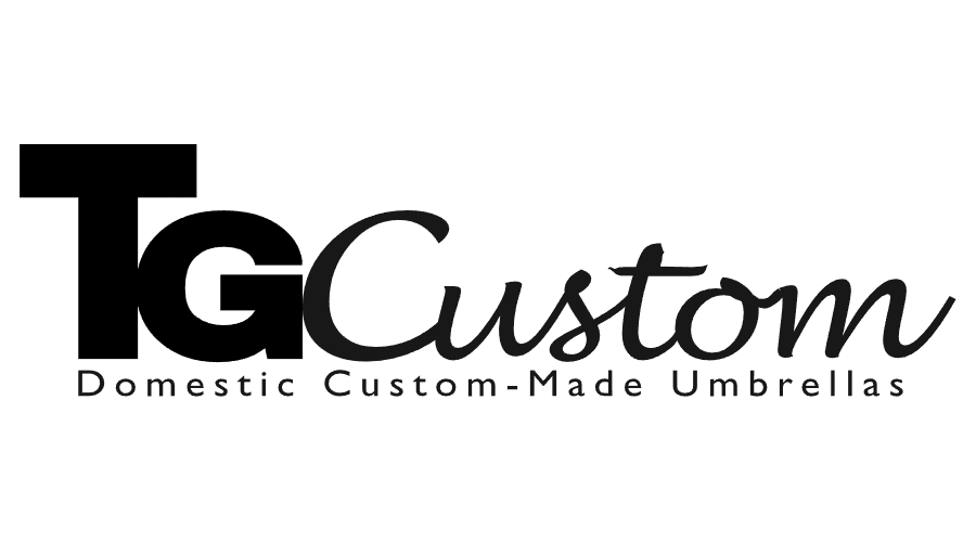 900x500 Tg Custom Domestic Custom Made Umbrellas Vector Logo