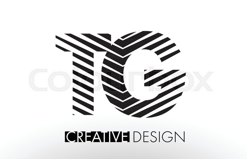 800x515 Tg T G Lines Letter Design With Stock Vector Colourbox