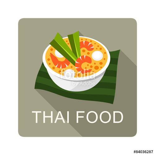 500x500 Thai Food Vector Illustration Stock Image And Royalty Free Vector
