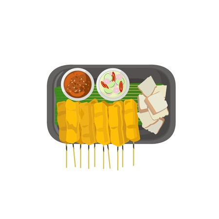 450x450 Thai Food Vector Illustration Cartoon Royalty Free Vector Graphics