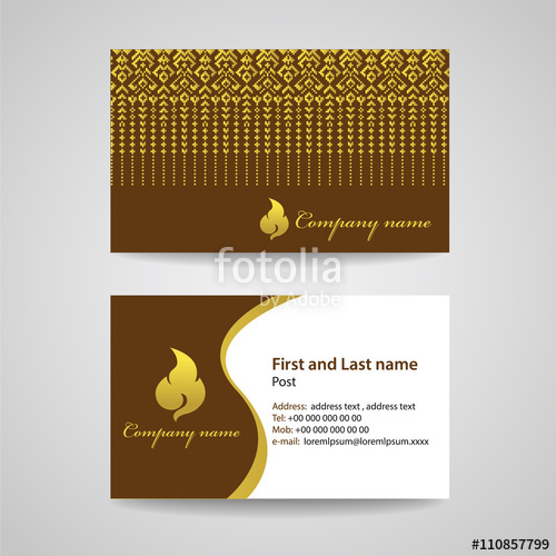 500x500 Business Card Template