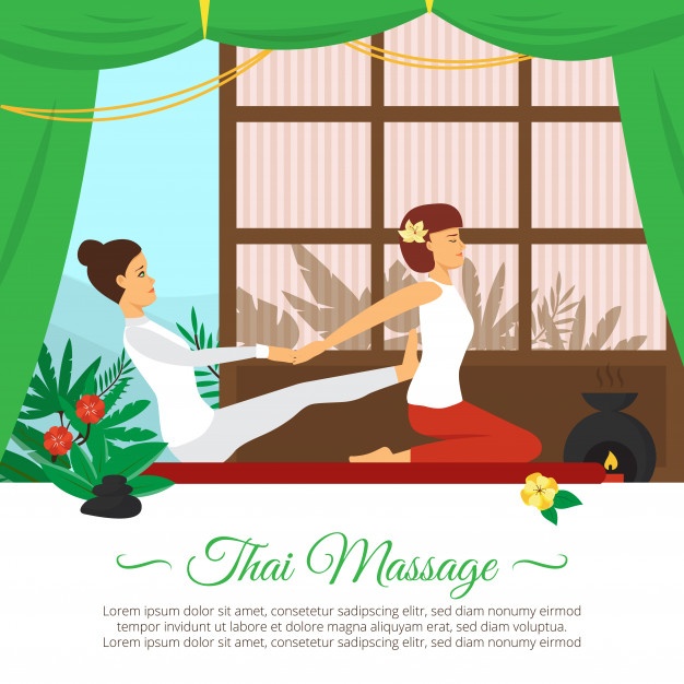 Thai Massage Vector At Collection Of Thai Massage Vector Free For Personal Use 