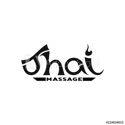 500x500 Logo For Traditional Thai Massage Stock Vector Illustration