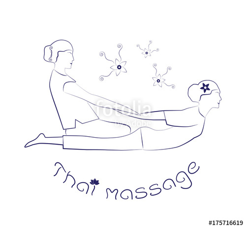 Thai Massage Vector At Collection Of Thai Massage Vector Free For Personal Use 