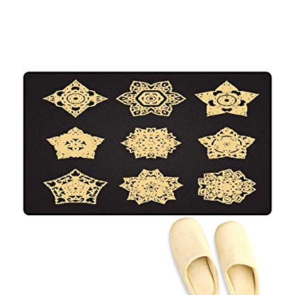 425x425 Doormatline Thai Pattern Vector Set Outdoor Doormat