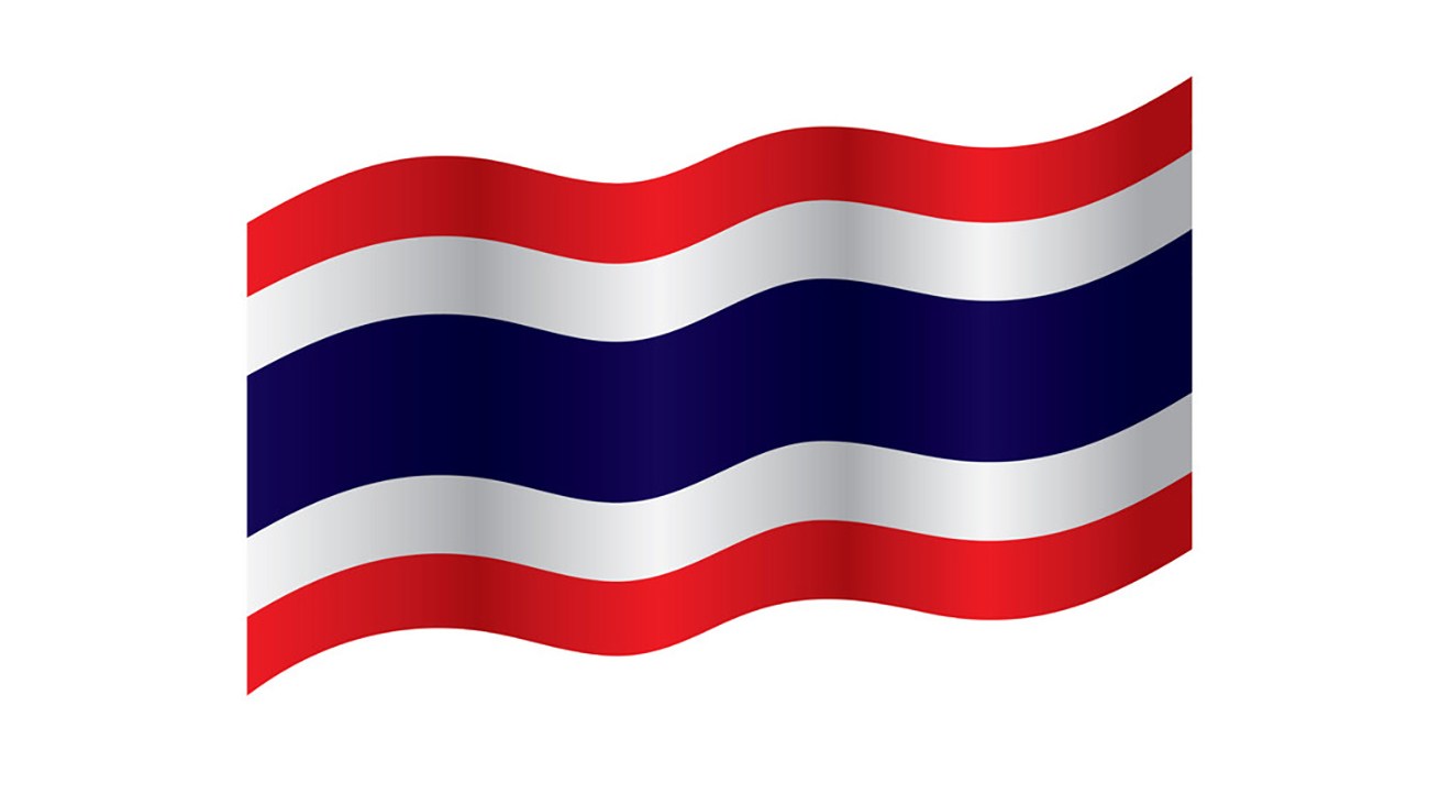 Thailand Flag, Vector Illustration 1300x722 Thailand Flag, Vector Illustration