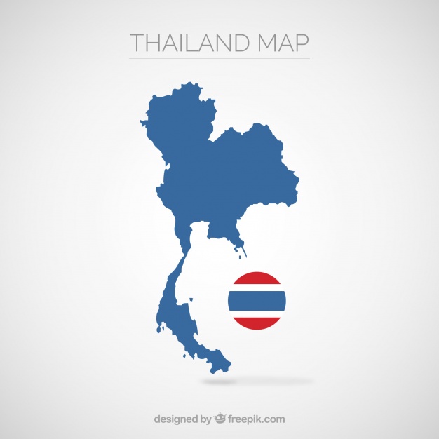 626x626 Map Of Thailand Vector Free Download