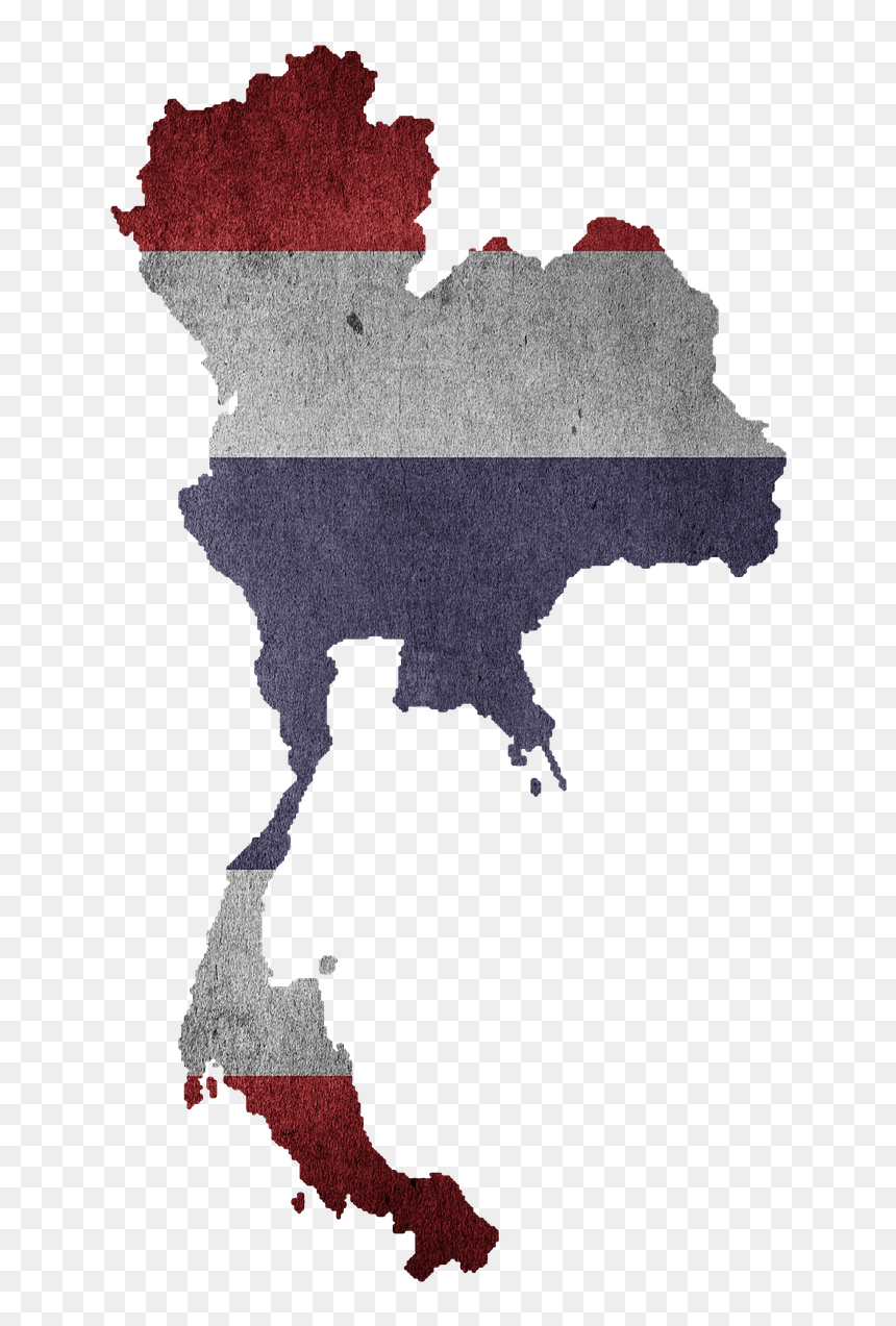 860x1273 Thailand Map Vector Png, Transparent Png