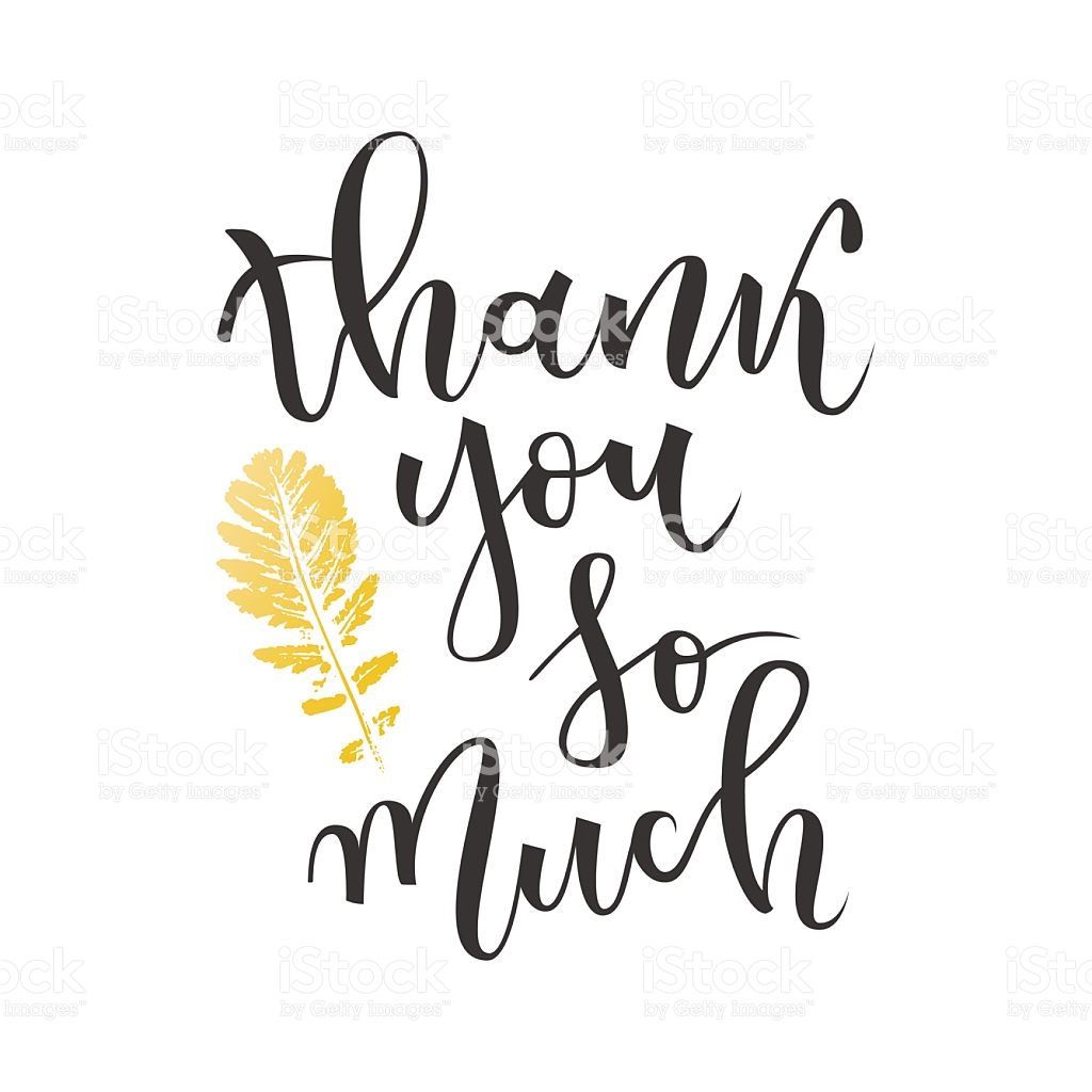 1024x1024 Thank You Calligraphy Clipart