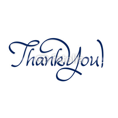 400x400 Thank You Hand Lettering Text Handmade Calligraphy Vector