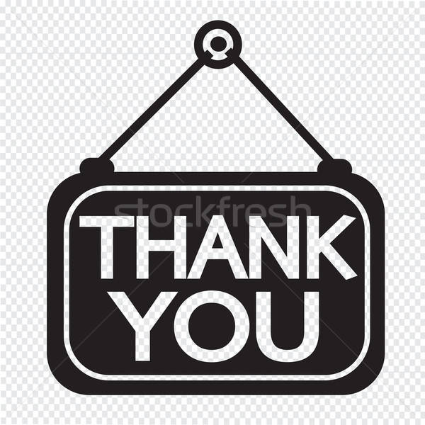 600x600 Thank You Icon Vector Illustration Kiddaikiddee
