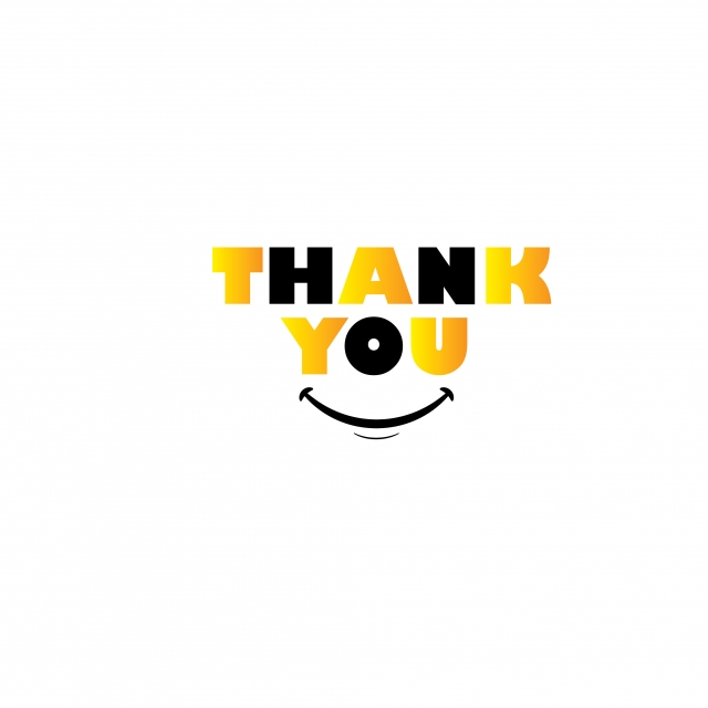 640x640 Thank You Vector Template Design Illustration Vector Art Font