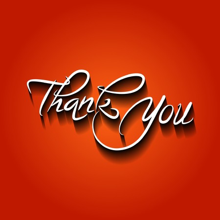 450x450 Thank You Vector Illustration Thank You Handwritten Inscription
