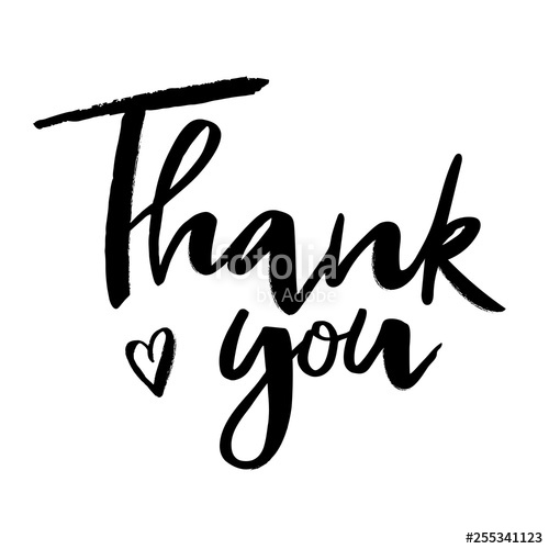 Thank You Vector Free at Vectorified.com | Collection of Thank You ...