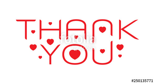 500x270 Thank You Vector Stock Image And Royalty Free Vector