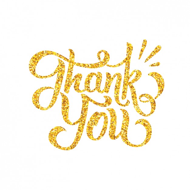 Golden Letters Thank You Design Vector Free Download 626x626 Golden Letters Thank You Design Vector Free Download