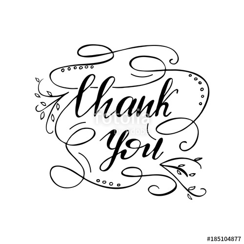 Thank You Vector Free Download at Vectorified.com | Collection of Thank ...