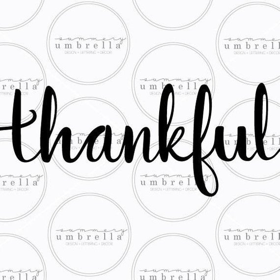 570x570 Thankful Thankful Vector, Calligraphy Thankful