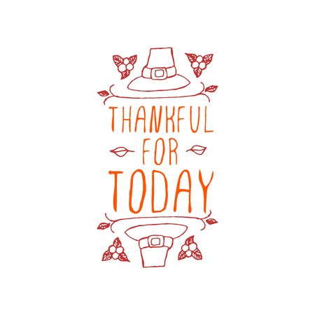 450x450 Thankful For Today Hand Sketched Graphic Vector Element