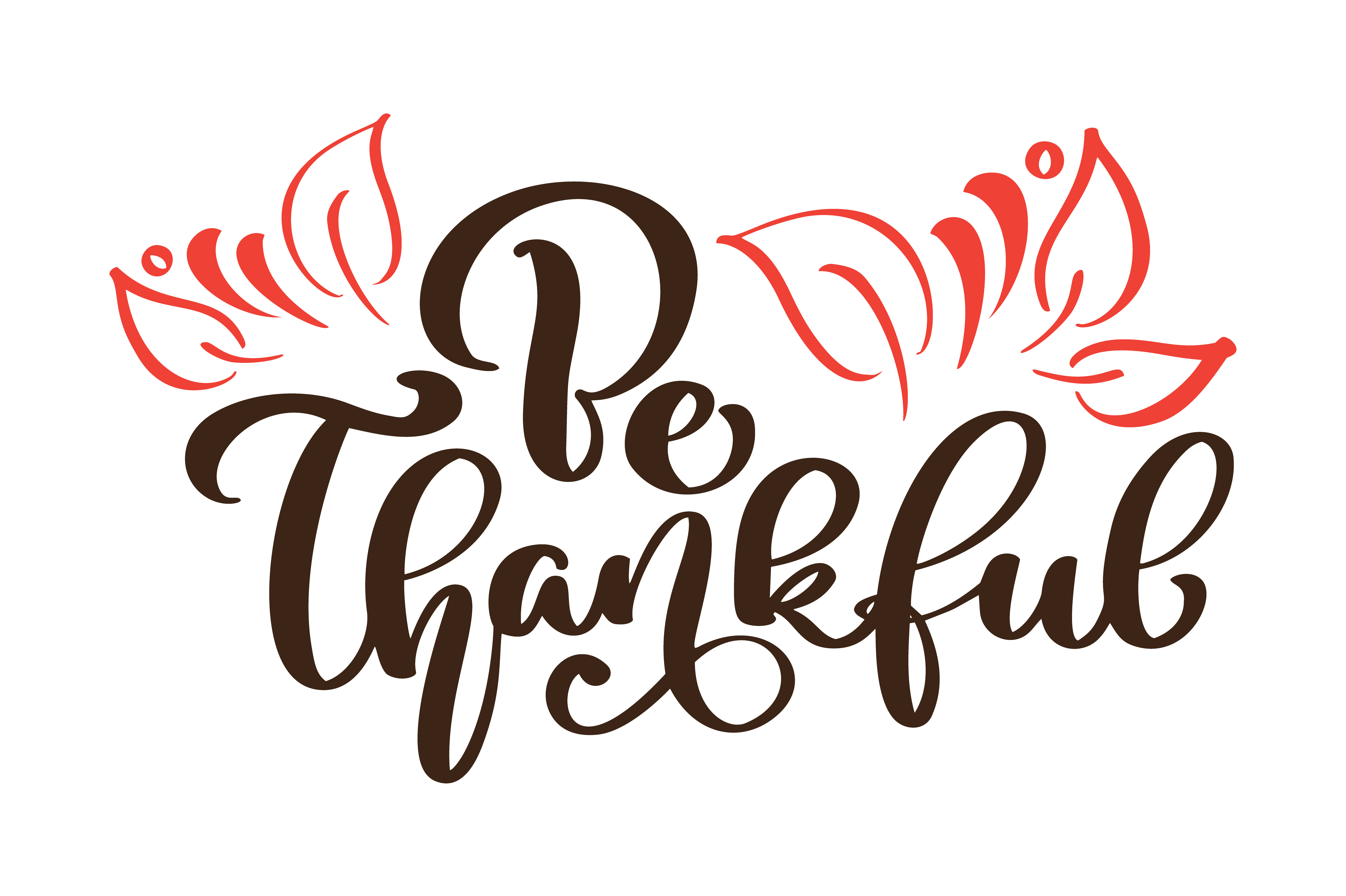 6004x4000 Be Thankful Free Vector Art