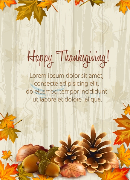 Thanksgiving Background Vector