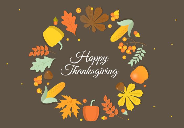 700x490 Autumn Thanksgiving Vector Background