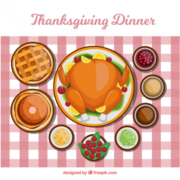Flat Background Of Tasty Thanksgiving Dinner Vector Free Download 626x626 Flat Background Of Tasty Thanksgiving Dinner Vector Free Download