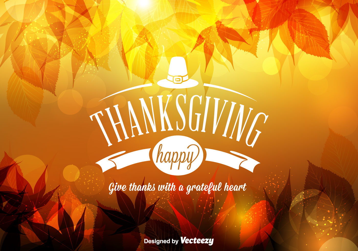 1400x980 Happy Thanksgiving Free Vector Art