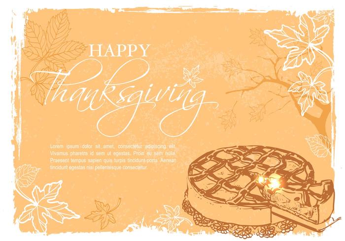 700x490 Free Happy Thanksgiving Vector Illustration