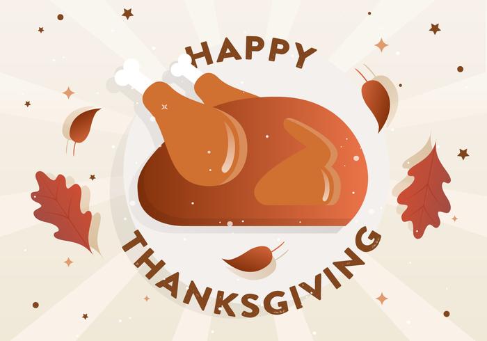 700x490 Free Flat Thanksgiving Vector