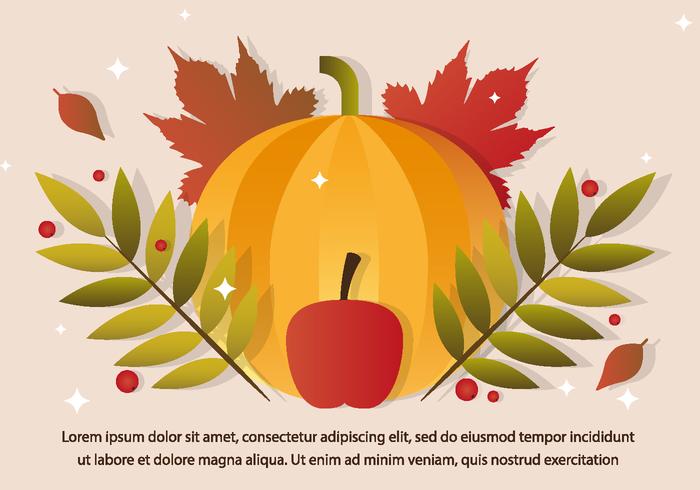 700x490 Free Thanksgiving Vector Pumpkin