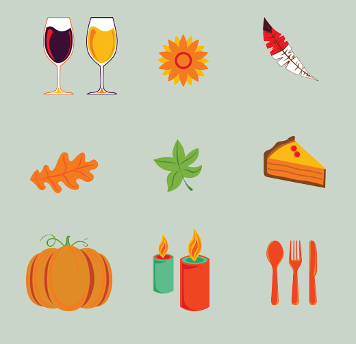 520x503 Thanksgiving Vector Clip Art