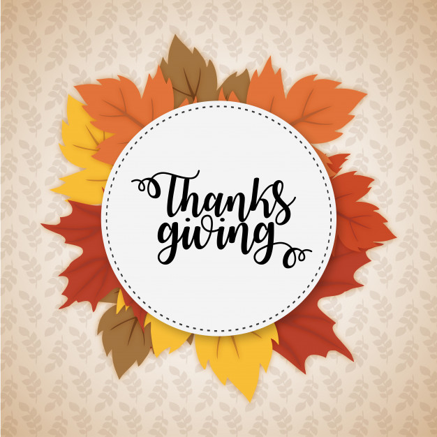626x626 Thanksgiving Typography Poster Vector Free Download