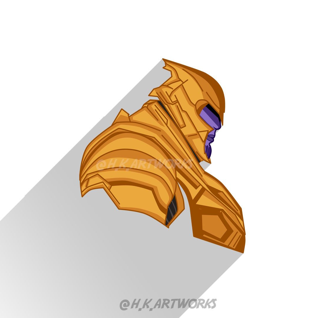 1080x1080 Thanos Avengers Vector Art My Vector Arts Marvel Wallpaper