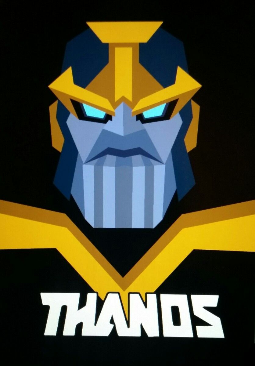 836x1199 Thanos Vector Poster My Illustrations