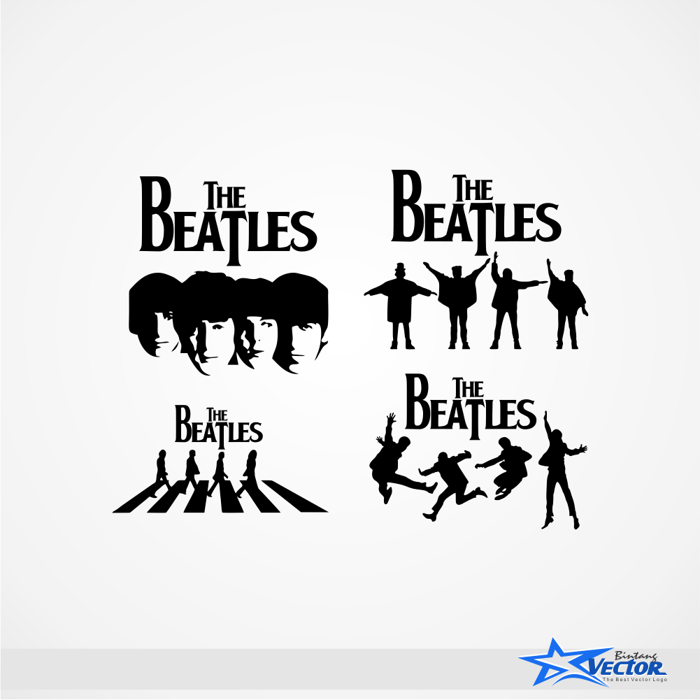 1001x1001 The Beatles Logo Vector Cdr Download