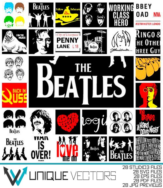 570x656 The Beatles Files Files Etsy