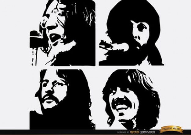 The Beatles Logo Vector at Vectorified.com | Collection of The Beatles ...