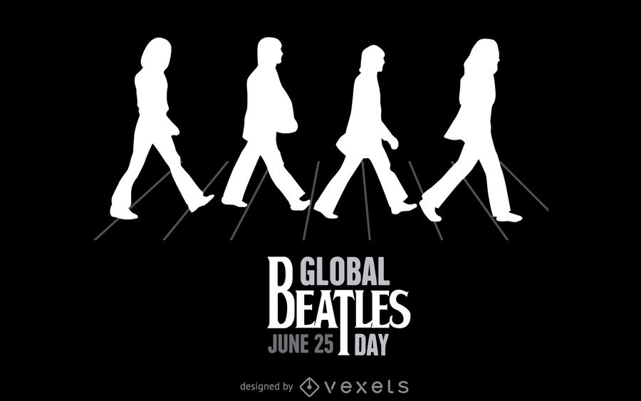 900x563 Beatles Abbey Road Illustration