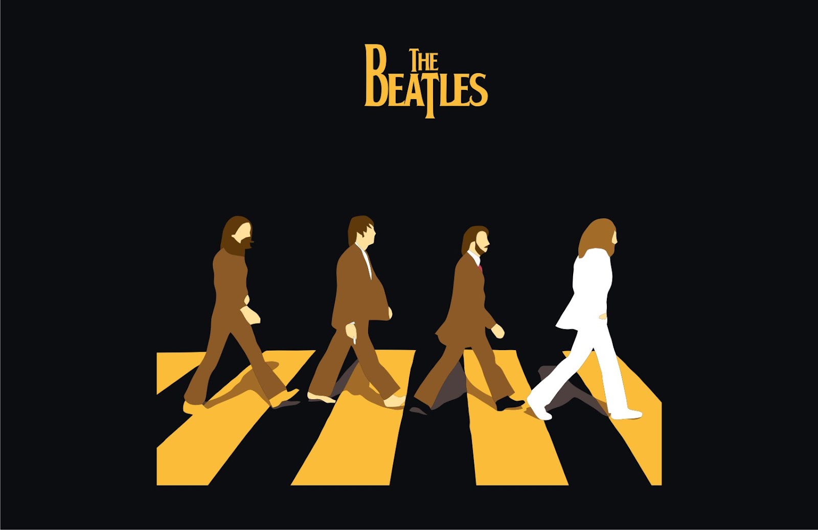1600x1037 The Beatles The Abbey Road Vector T Shirts