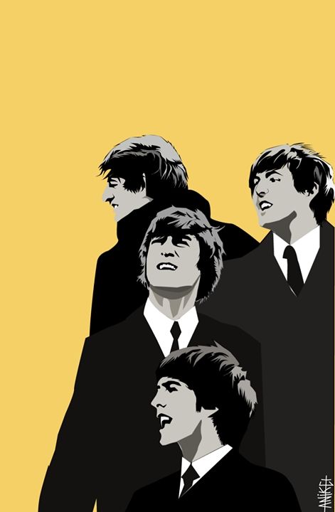471x720 Beatles Vector Art Made