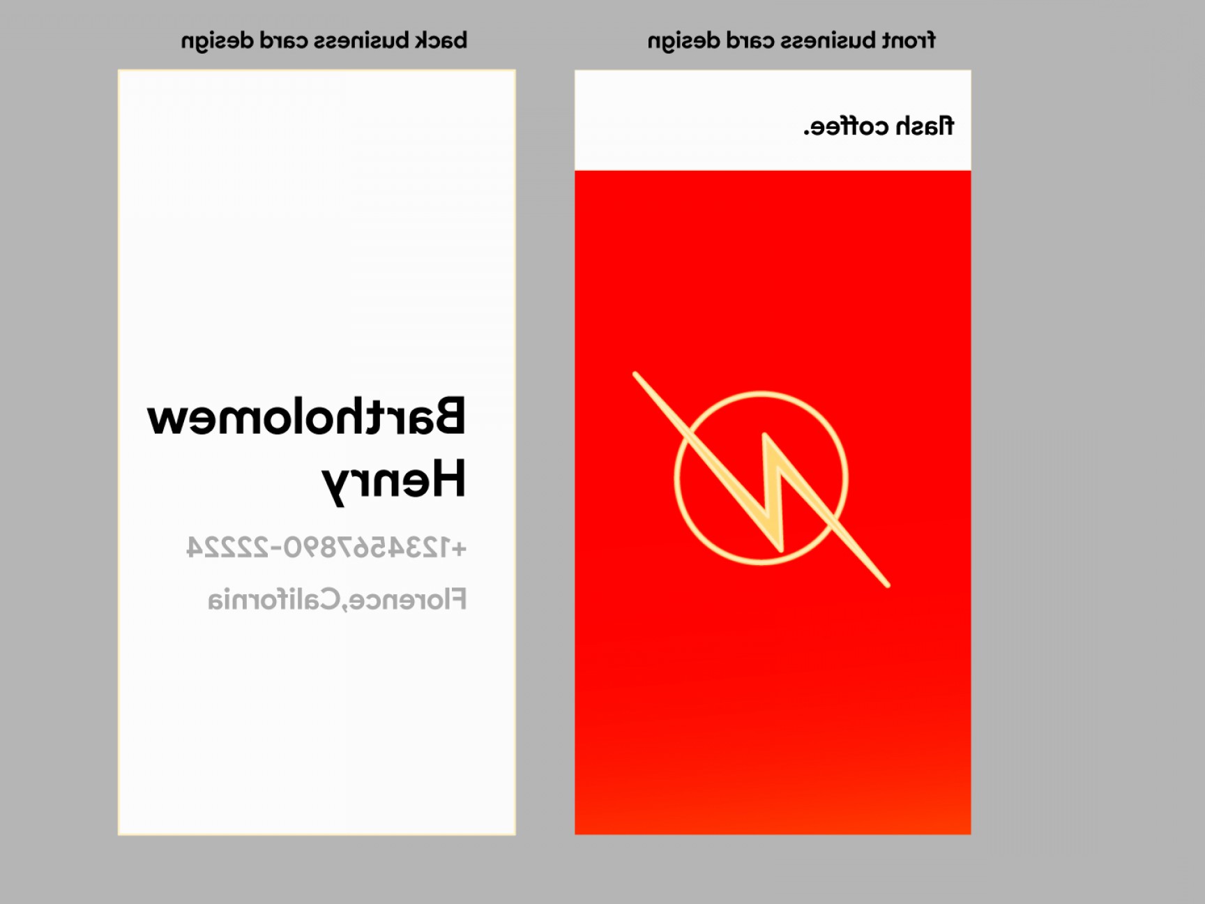 1728x1296 The Flash Business Card Design Soidergi