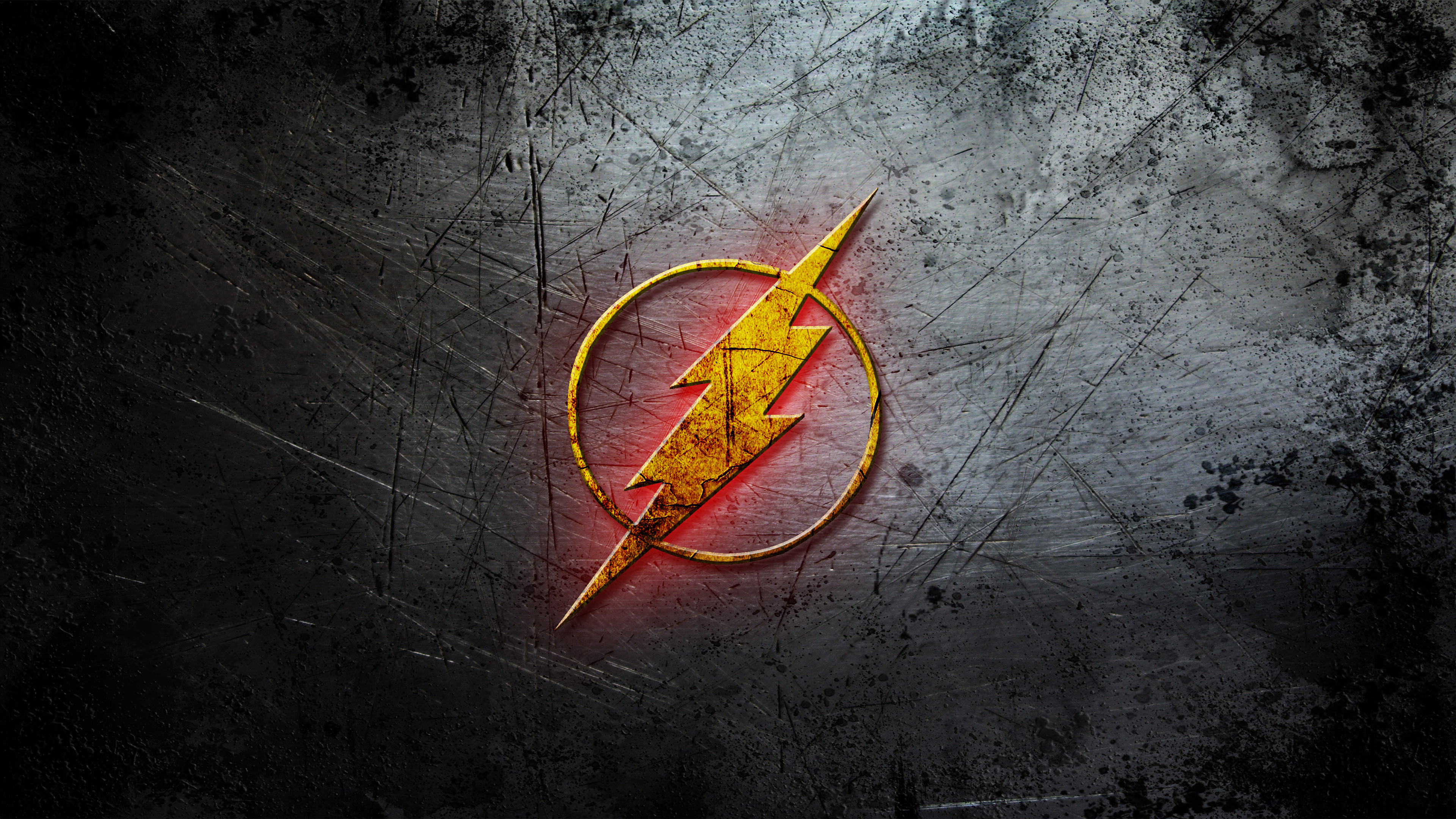 3840x2160 The Flash Logo Vector Wallpapers
